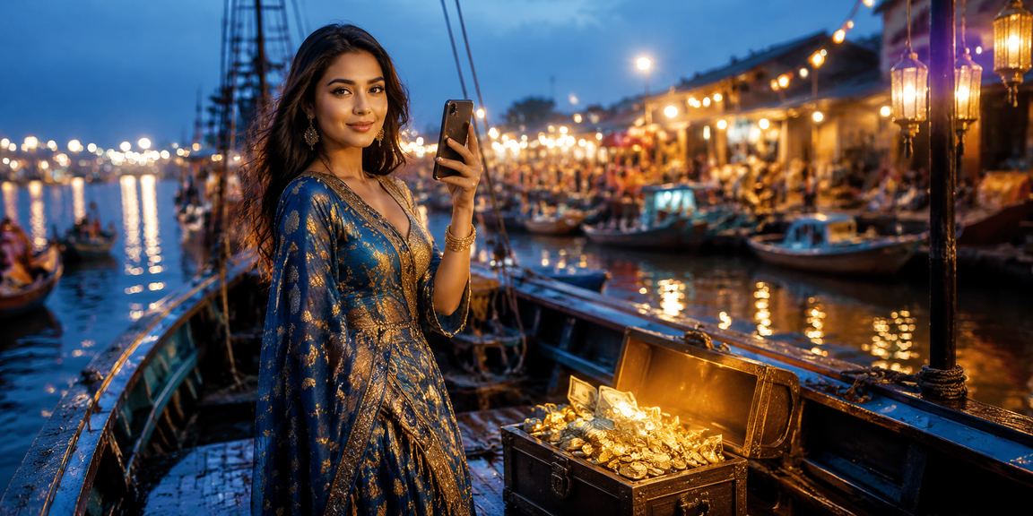 কক্সবাজারে ক্যাশব্যাক বোনাস উপলক্ষে রাতের বাজারের সুন্দর দৃশ্য